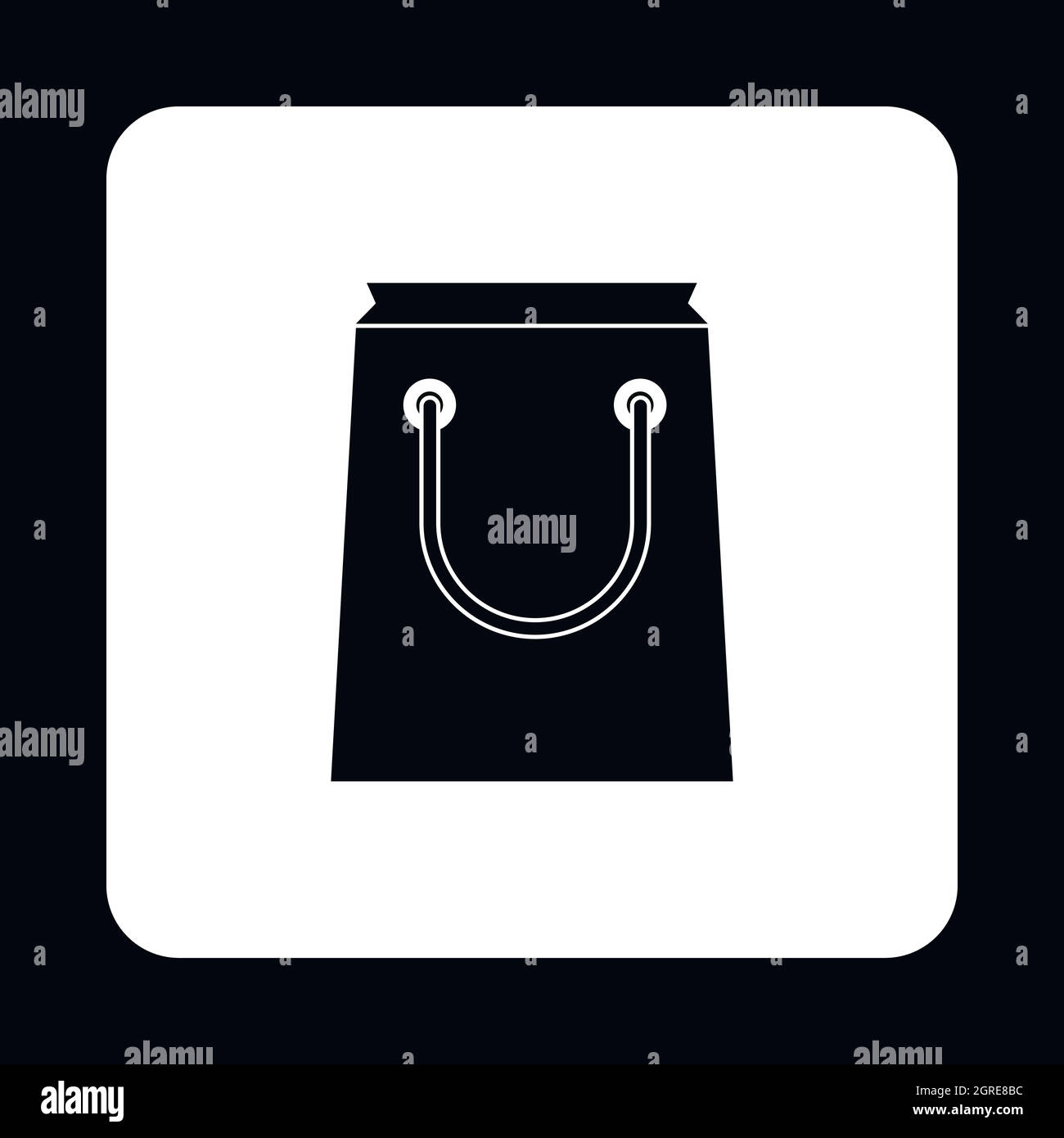 Shopping bag icon, simple style Stock Vector Image & Art - Alamy