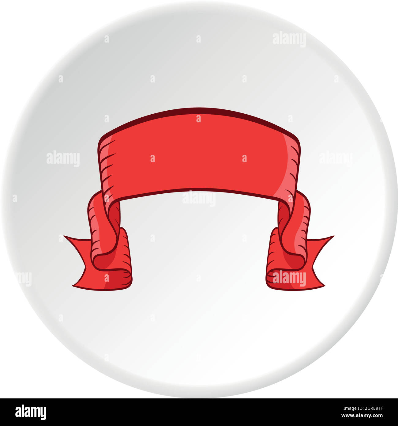 Ribbon icon, cartoon style Stock Vector Image & Art - Alamy