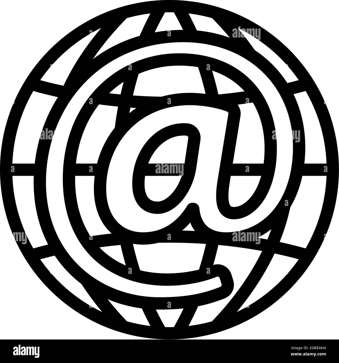 Global E-mail Icon Stock Vector Image & Art - Alamy