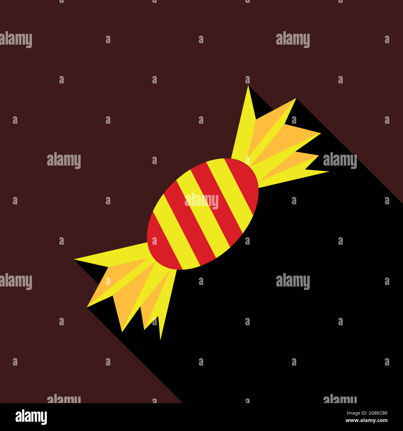 Halloween candy icon, flat style Stock Vector Image & Art - Alamy