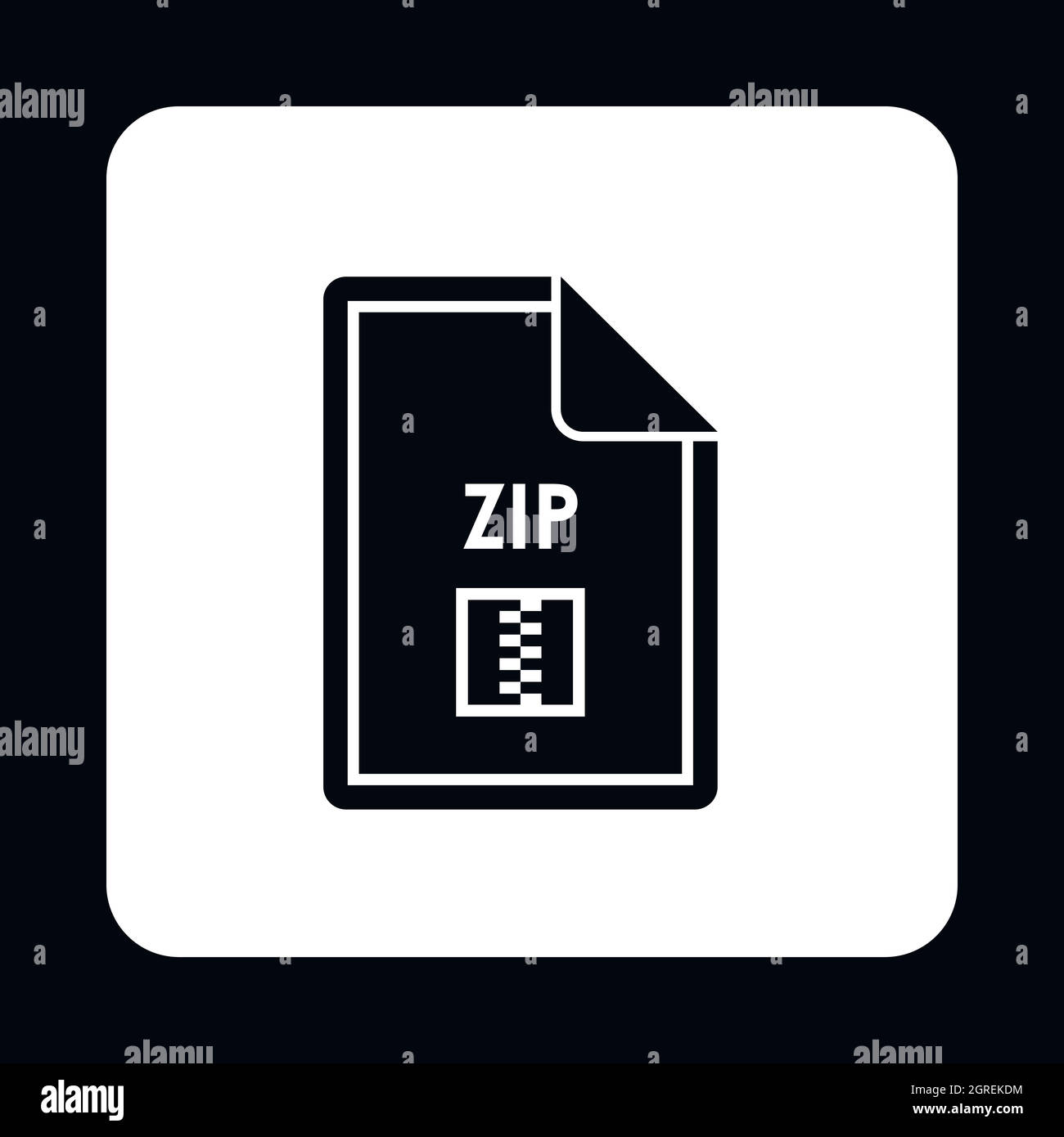 File ZIP icon, simple style Stock Vector Image & Art - Alamy