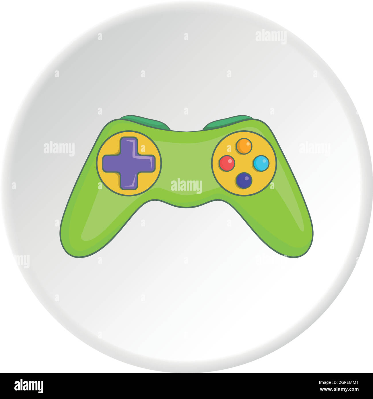 Game joystick icon, cartoon style Stock Vector Image & Art - Alamy