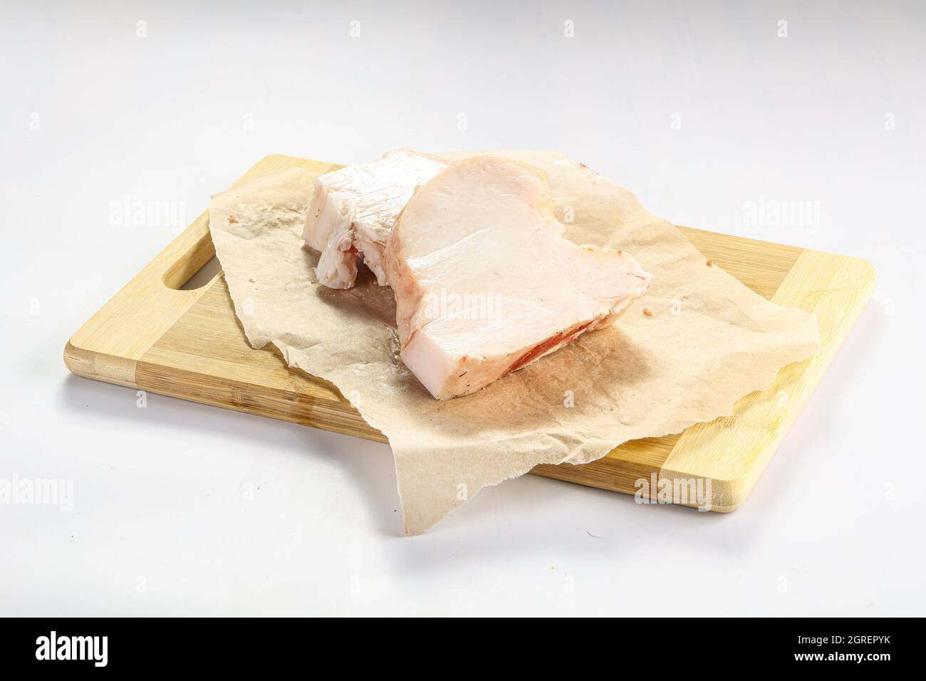 Raw lamb tail fat isolated for cooking Stock Photo Alamy