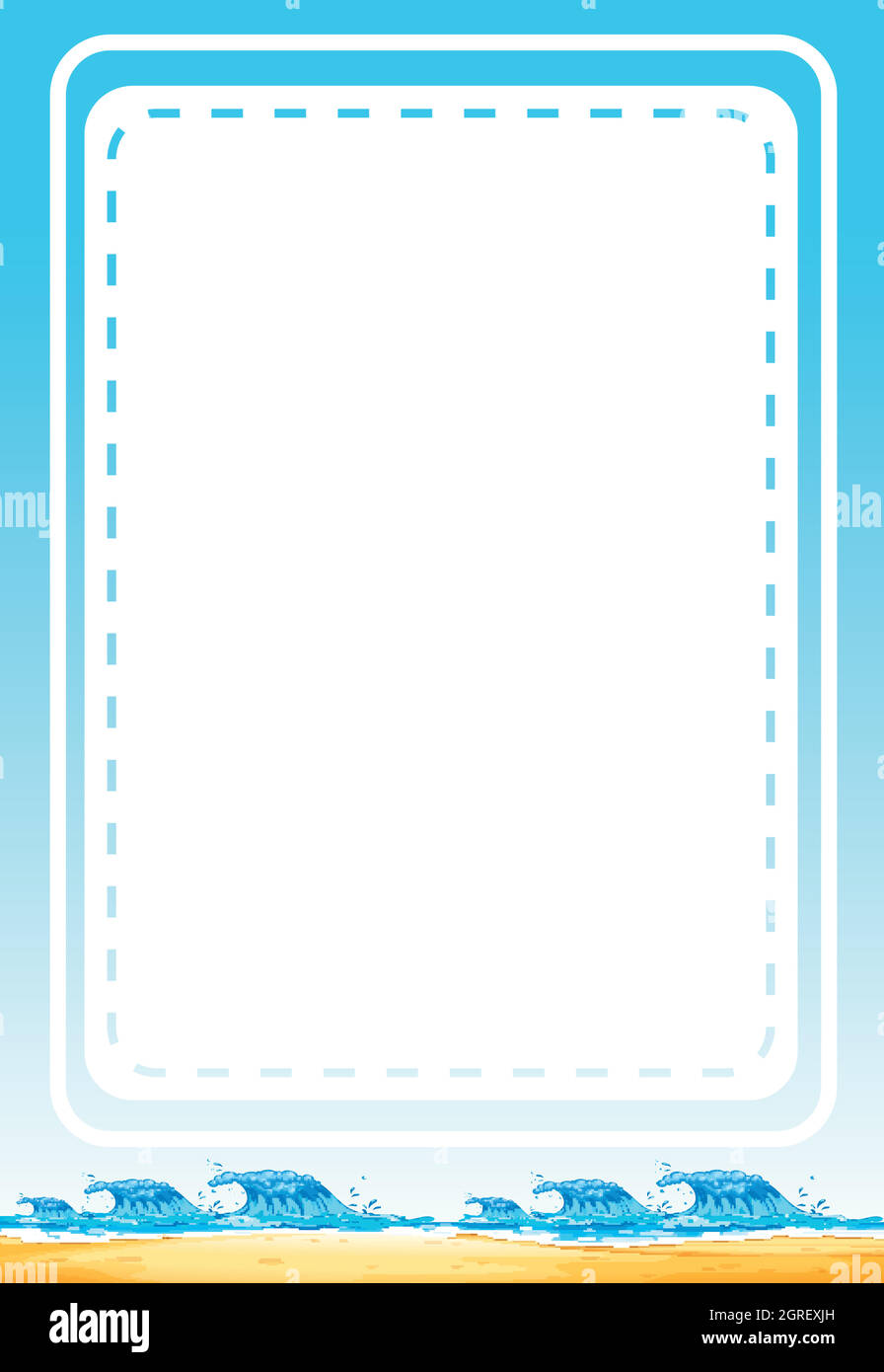 ocean page border