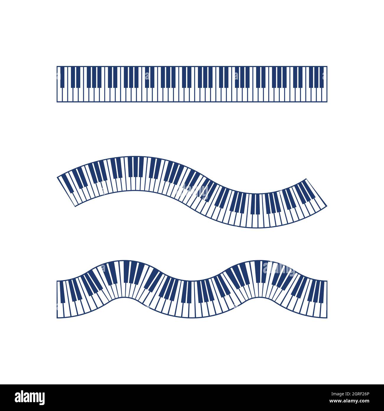 Piano Music Icon Vector illustration design template Stock Photo - Alamy
