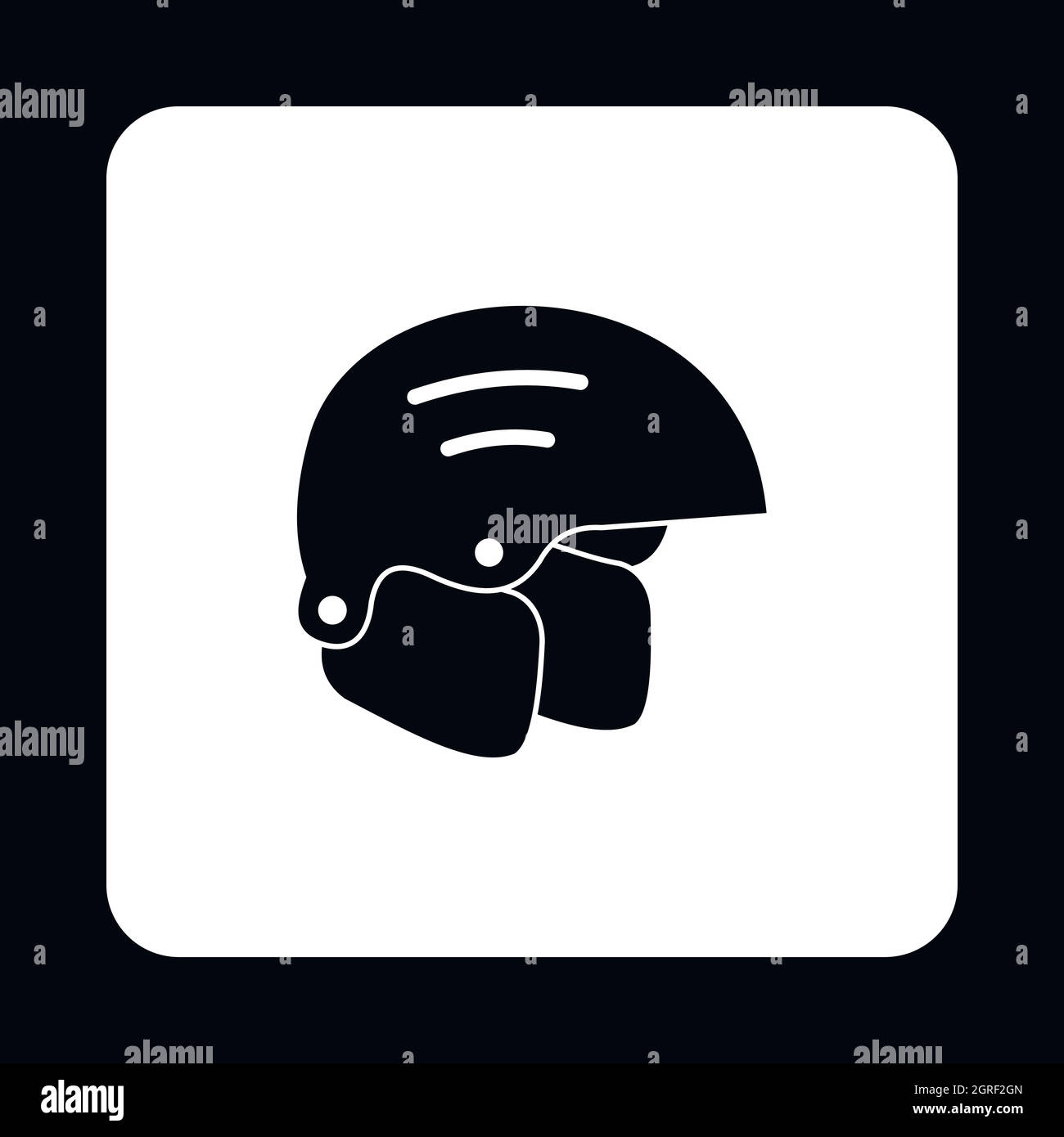 Snowboard helmets icon, simple style Stock Vector Image & Art Alamy