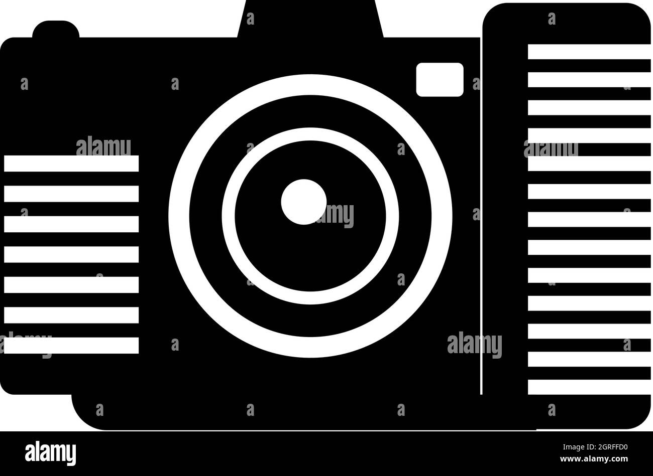 Camera icon, simple style Stock Vector