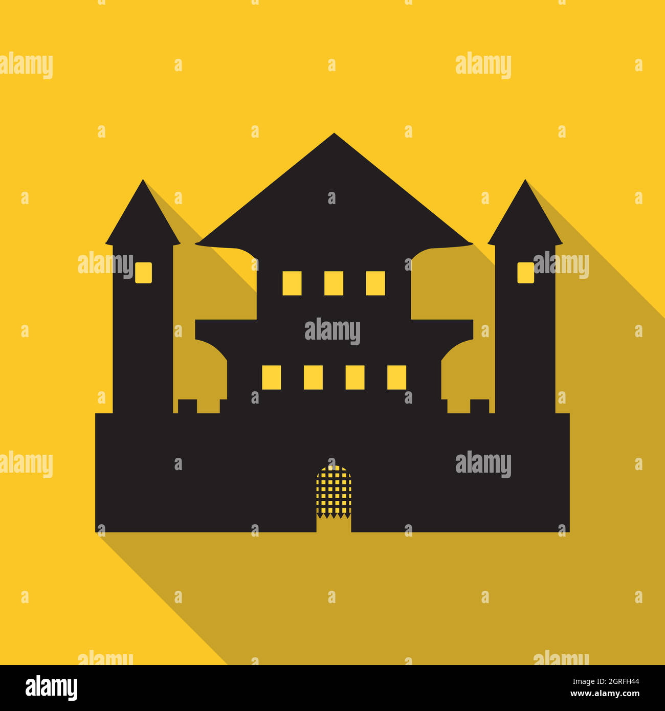 Ancient palace icon, flat style Stock Vector Image & Art - Alamy