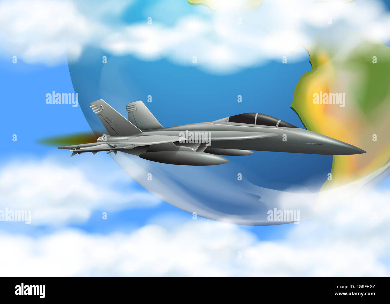 Army Airforce on the Sky Stock Vector Image & Art - Alamy
