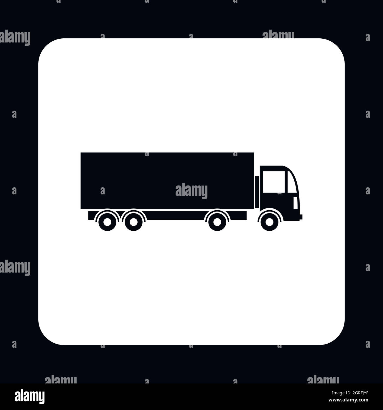 Lorry lift truck Stock Vector Images - Alamy