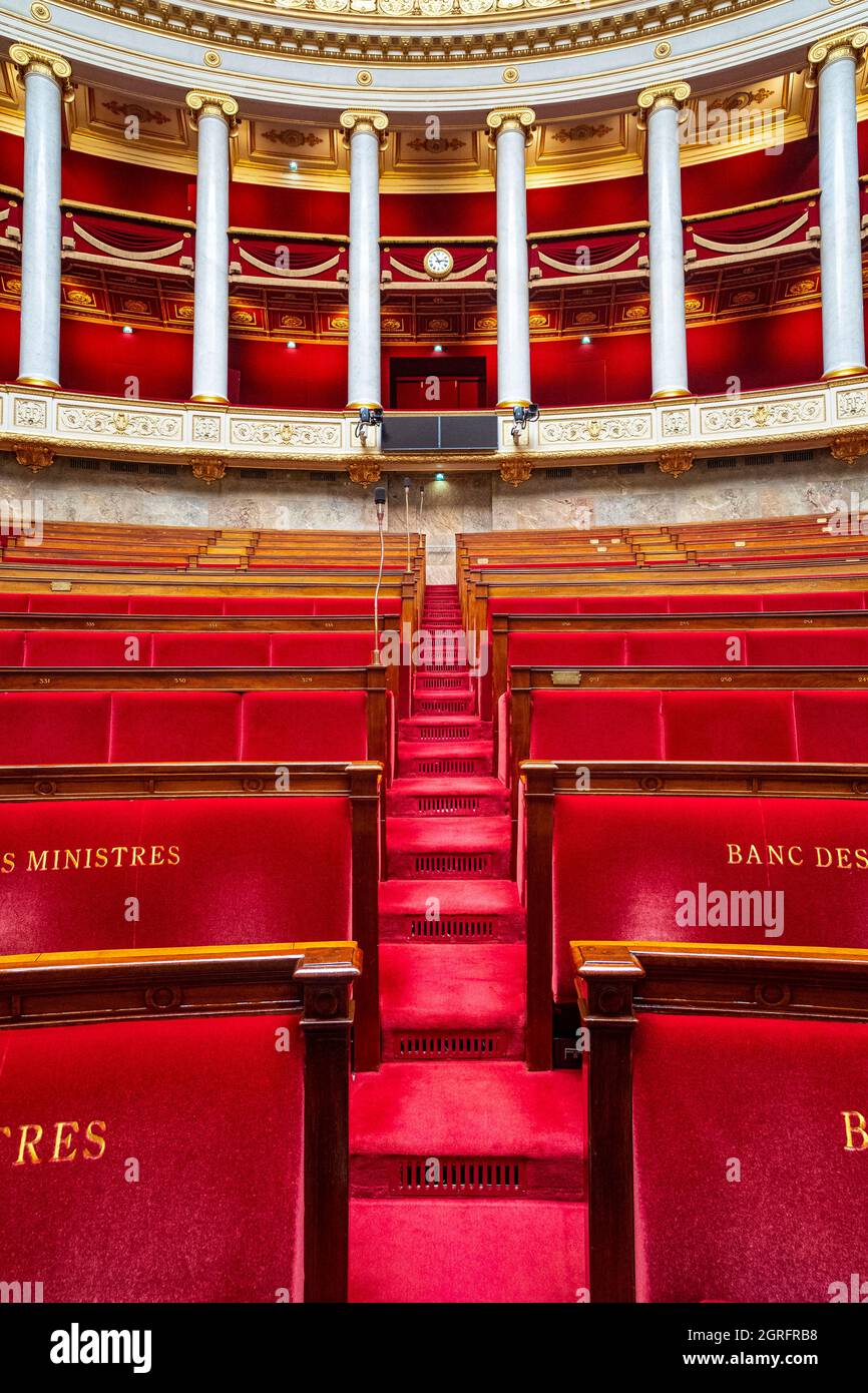 France, Paris, area listed as World Heritage by UNESCO, the Palais ...