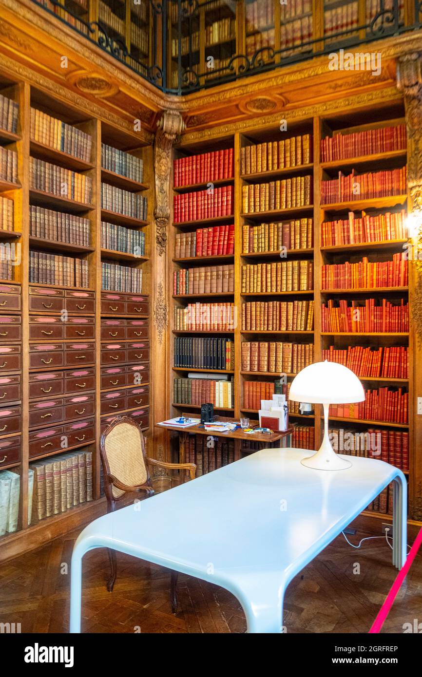 France, Paris, National Institute of Art History (INHA), the president's office Stock Photo