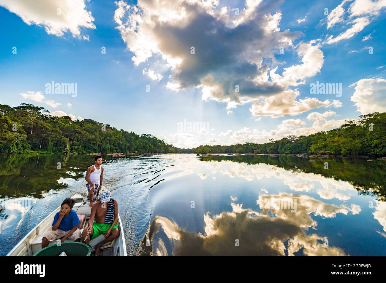 France, French Guiana, Parc Amazonien de Guyane, Camopi, Amerindian