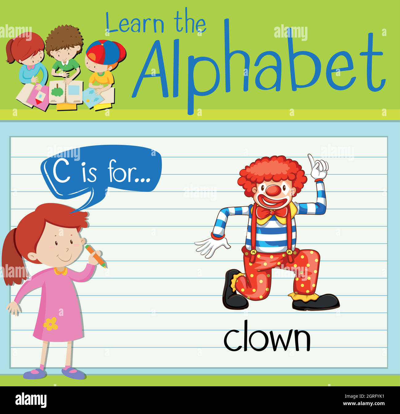 C is for clown hi-res stock photography and images - Alamy