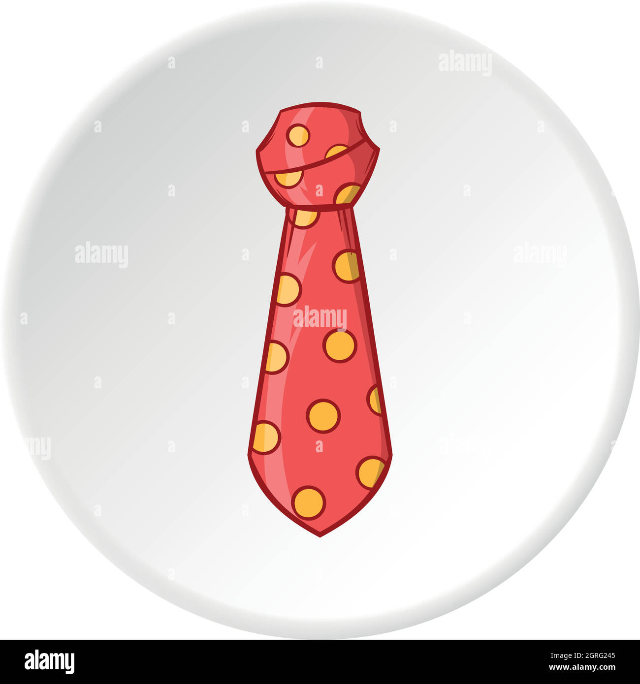 Mens tie icon, cartoon style Stock Vector Image & Art Alamy