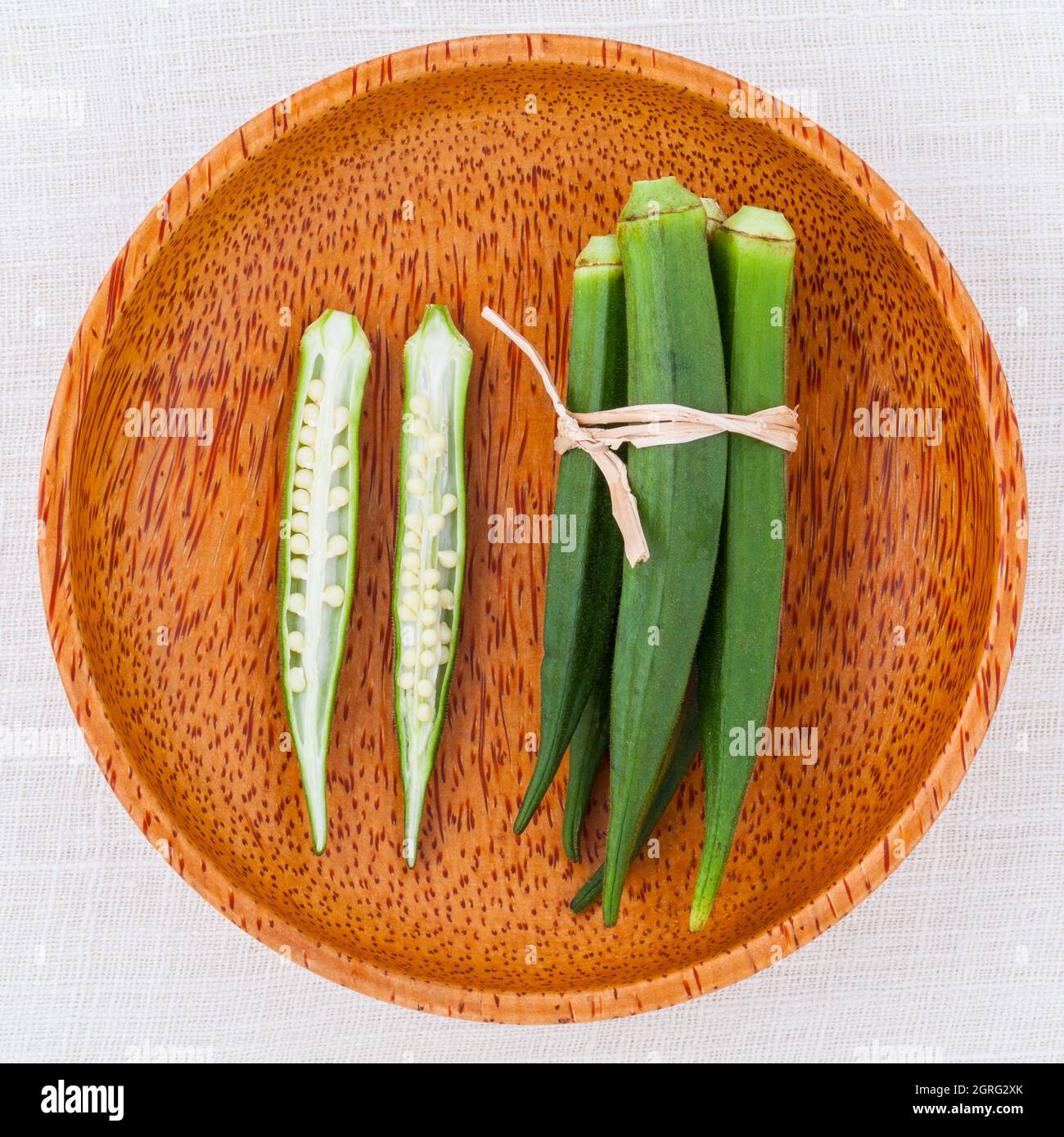Okra cross section hires stock photography and images Alamy