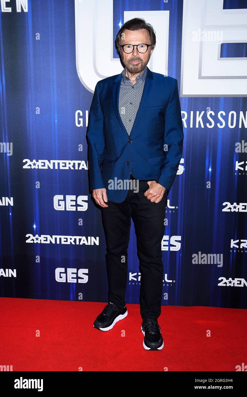Björn Ulvaeus arrives at the GES show "at Cirkus in Stockholm, Sweden, Sept. 30, 2021. Photo: Karin Tornblom / TT / code 2377 Stock Photo