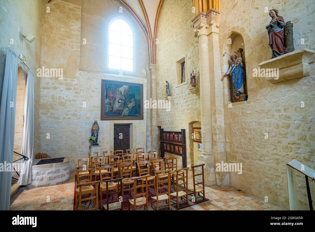 France, Essonne, Saint Sulpice de Favieres, the Saint Sulpice church