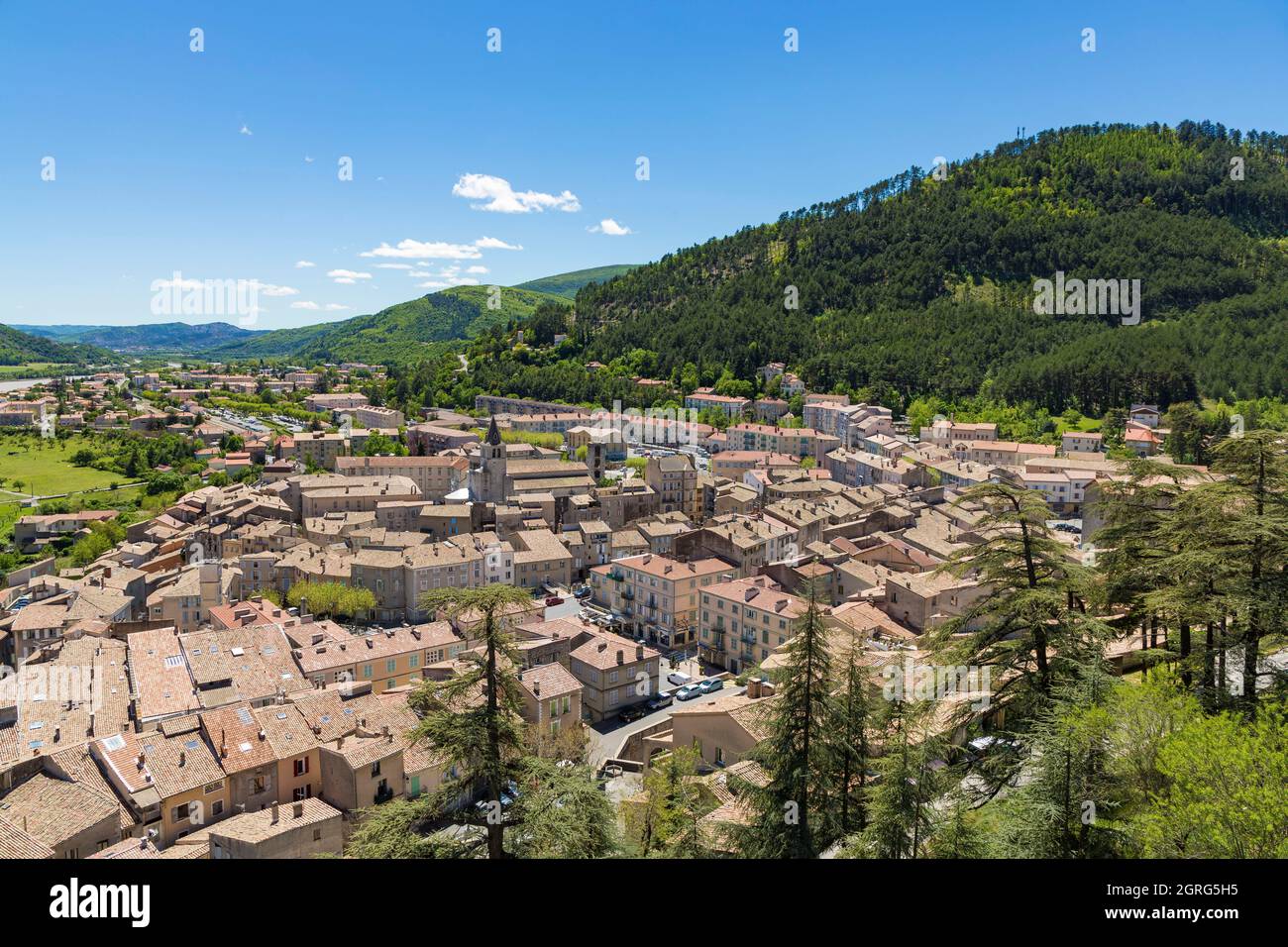 France, Alpes de Haute Provence, Sisteron Stock Photo
