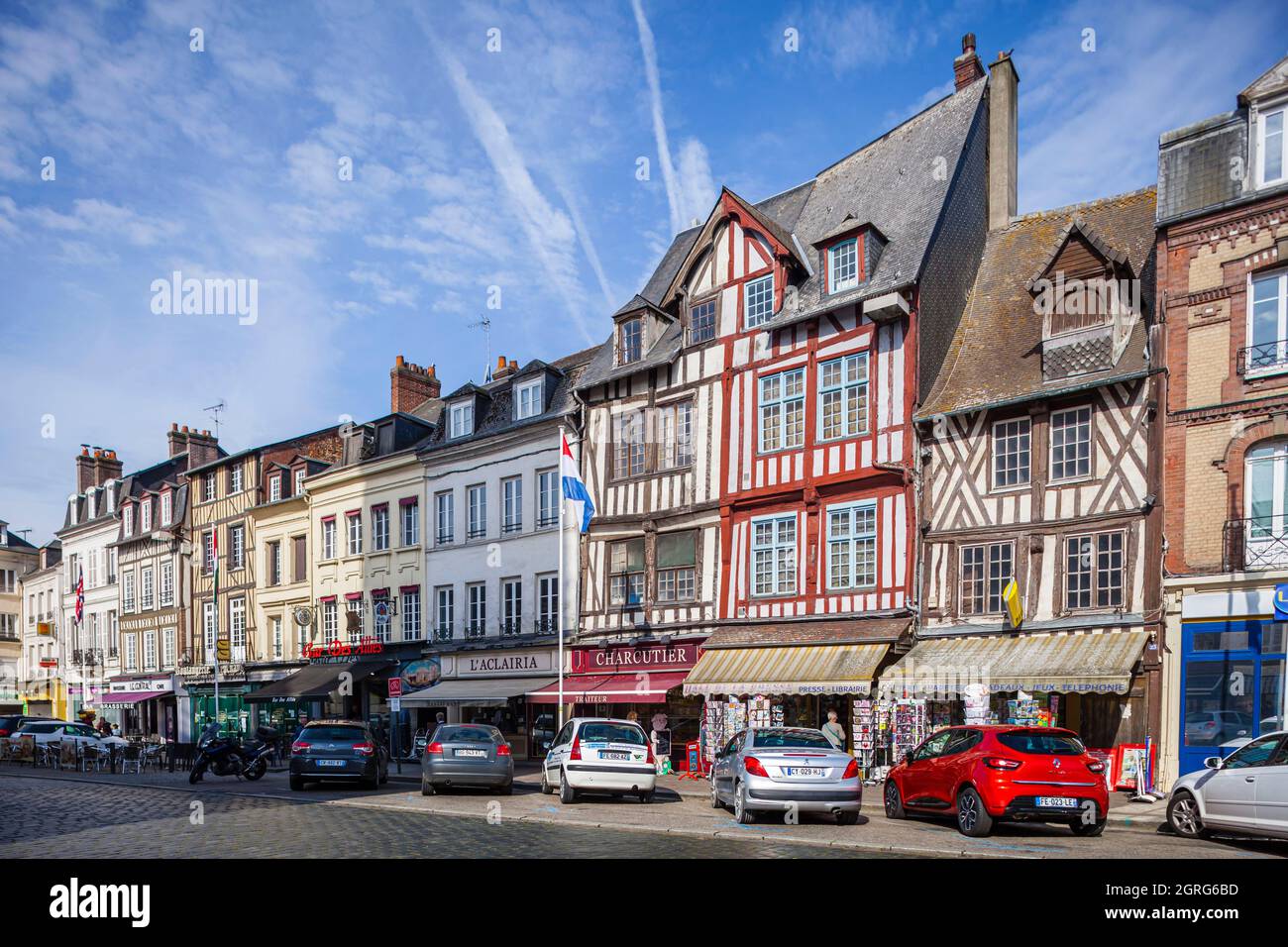 France, Eure, Risle Valley, Pont-Audemer, labeled the Most Beautiful ...