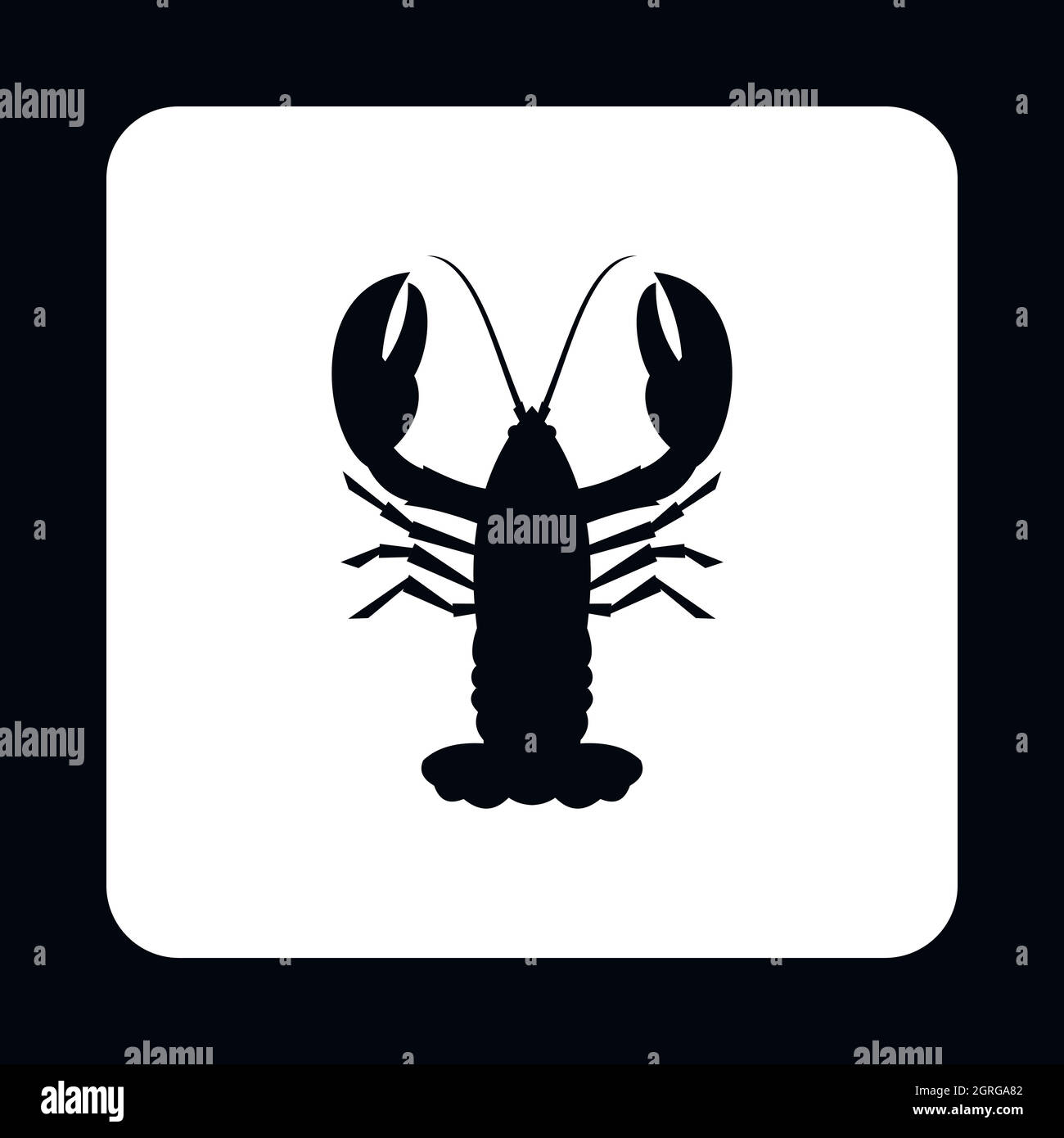 Lobster icon hires stock photography and images Alamy