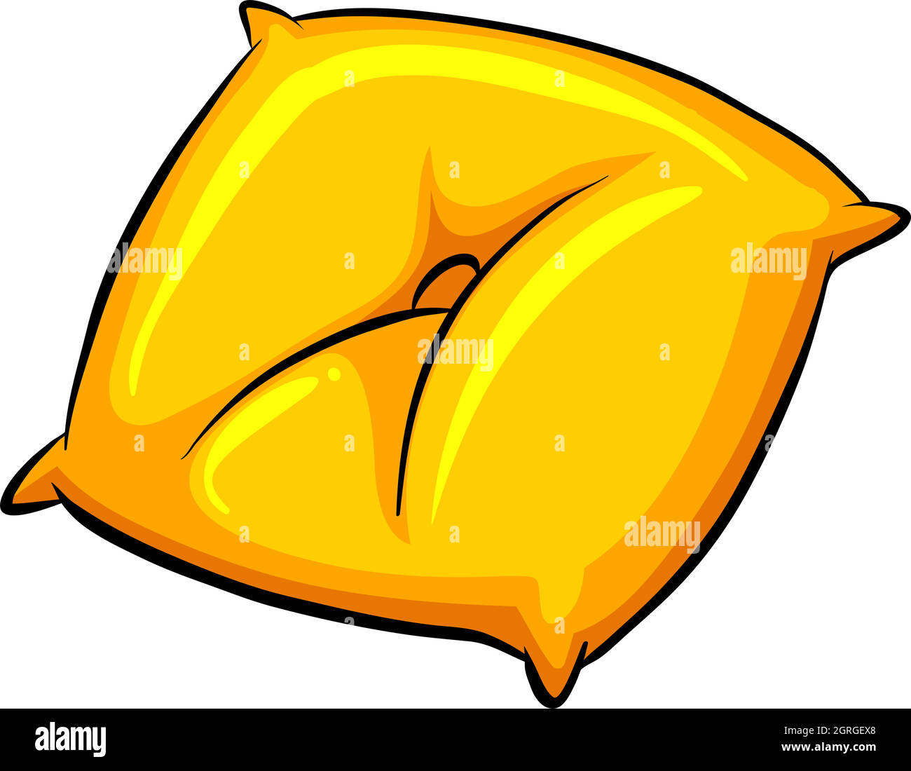 An image showing a couch potato Stock Vector