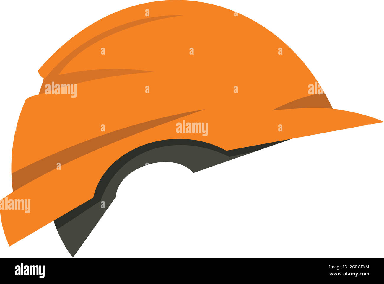 Construction helmet icon, flat style Stock Vector Image & Art Alamy
