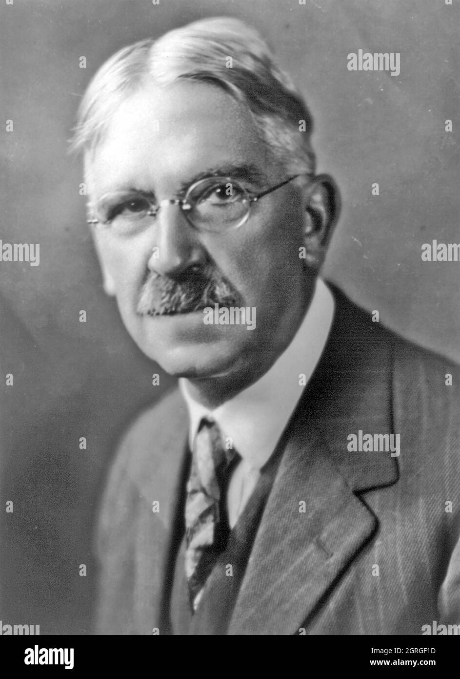 JOHN DEWEY (1859-1952)  American philosopher, educational reformer and psychologist Stock Photo