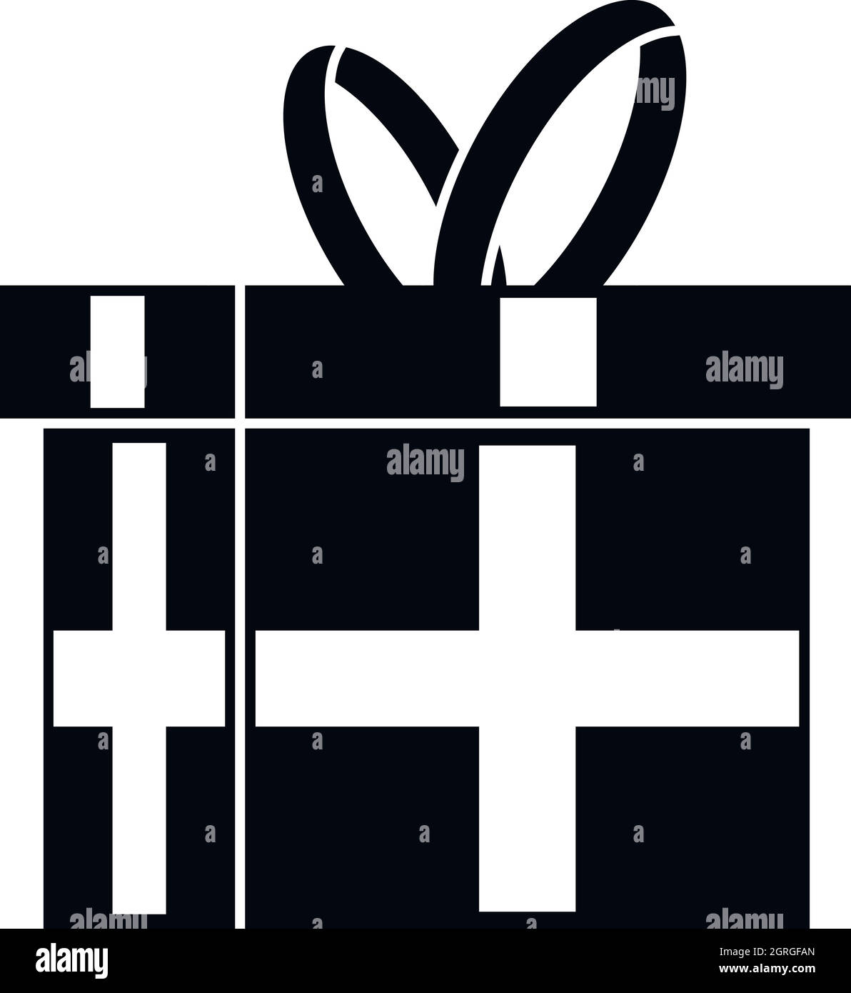 Gift in a box icon, simple style Stock Vector Image & Art - Alamy
