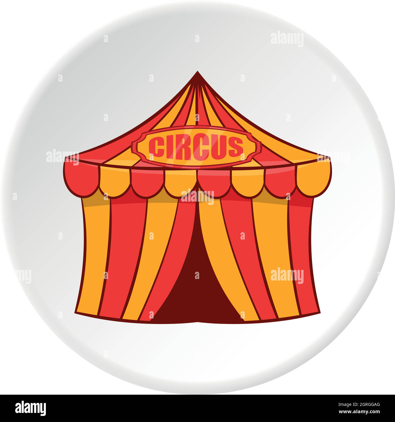 Red and white striped circus tent hi-res stock photography and images ...