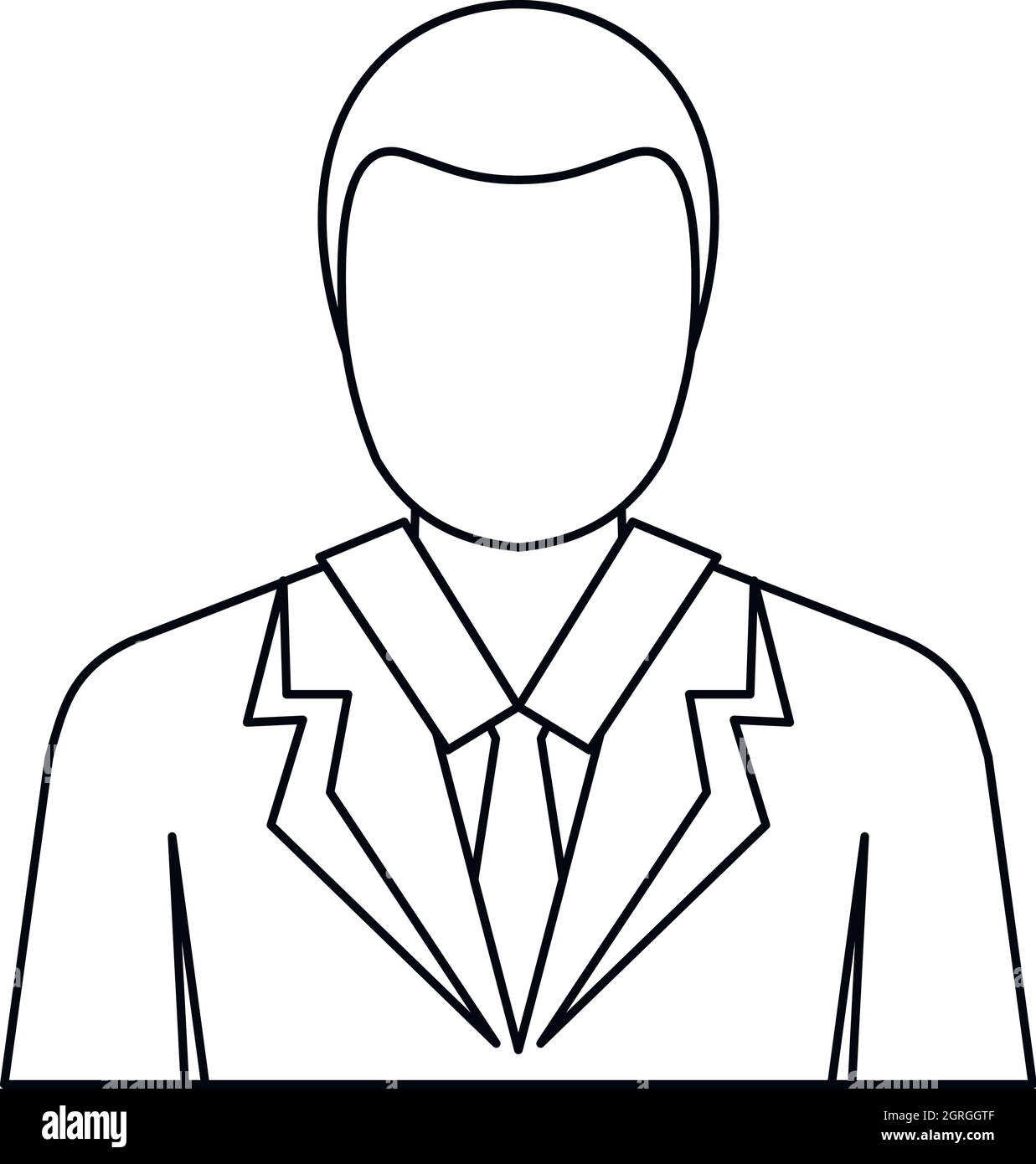 Businessman Avatar Icon Vector Illustration Stock Vector by ©captainvector  392322342
