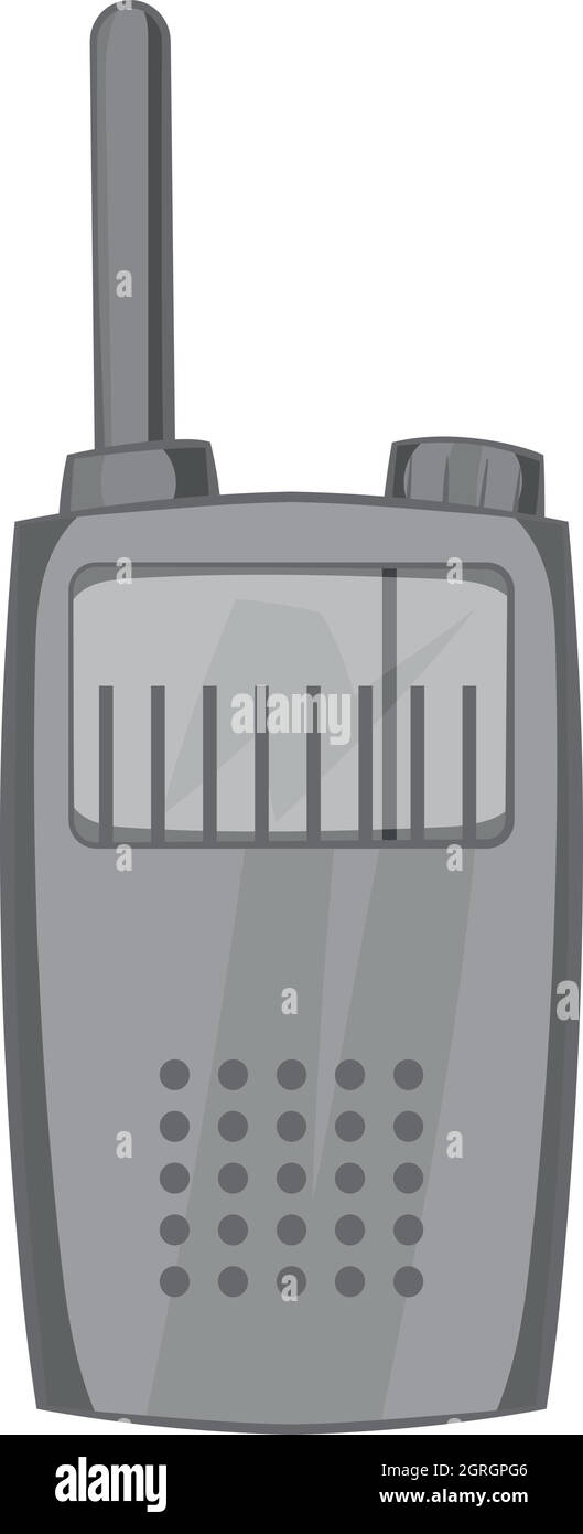 Radio transmitter icon, black monochrome style Stock Vector Image & Art