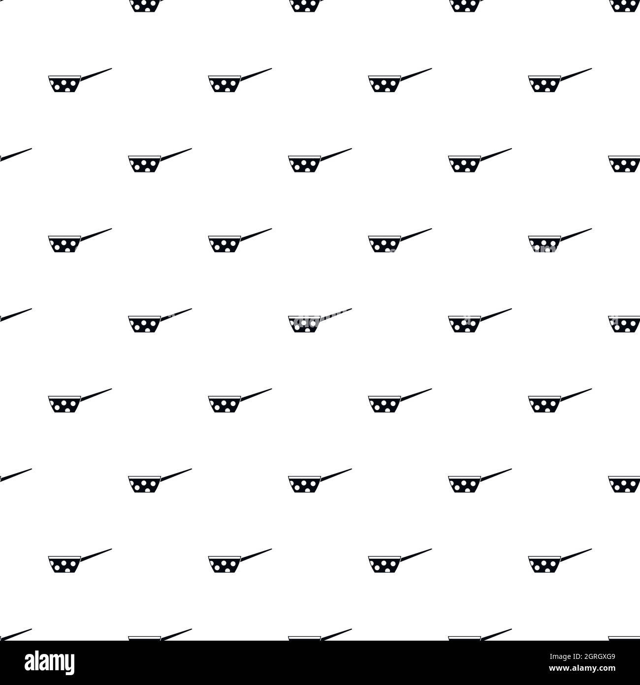 Saucepan pattern, simple style Stock Vector