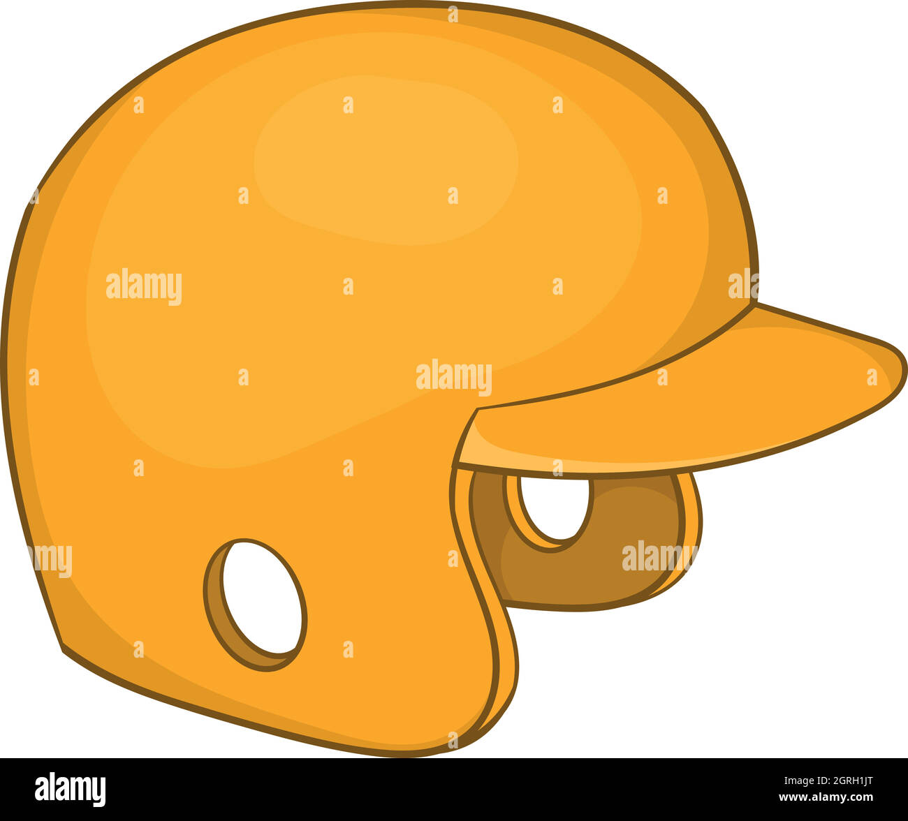Baseball helmet icon, cartoon style Stock Vector Image & Art Alamy