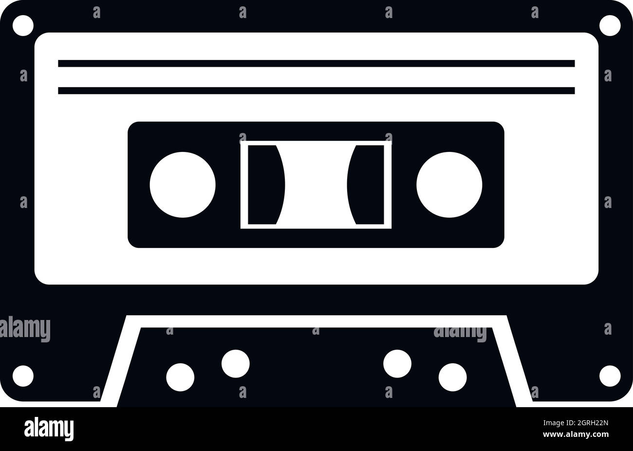 Cassette tape icon, simple style Stock Vector Image & Art - Alamy