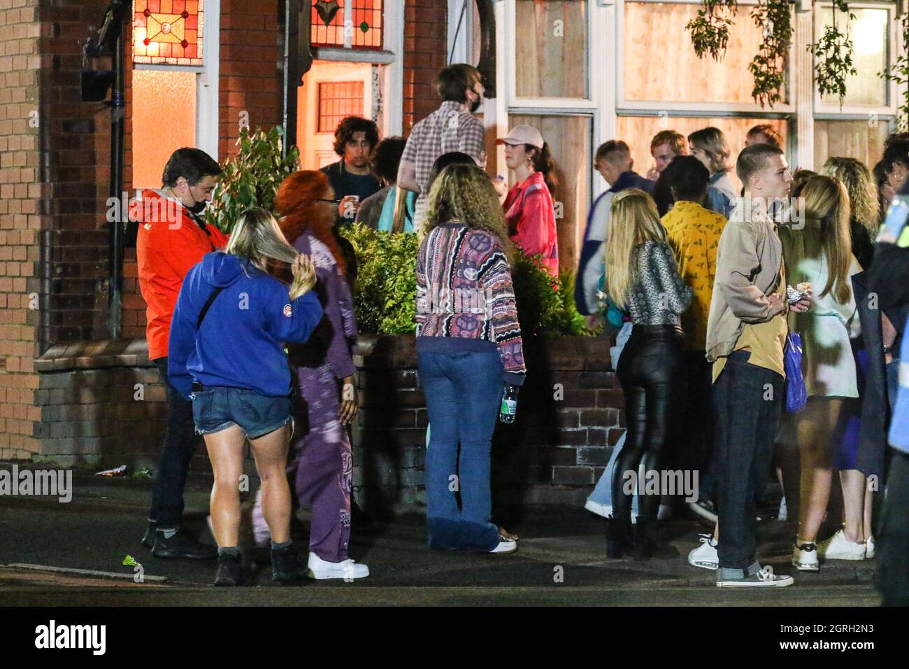 9th September 2021. Adrian Road, Halliwell, Bolton. Night filming for
