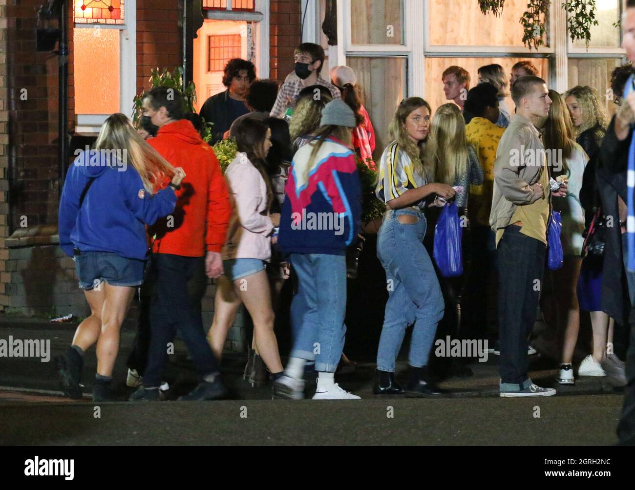 9th September 2021. Adrian Road, Halliwell, Bolton. Night filming for