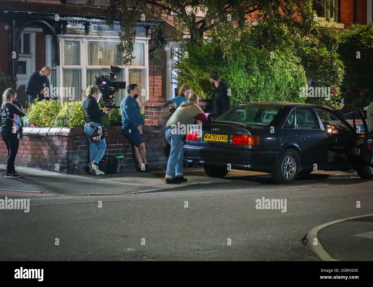 6th September 2021. Adrian Road, Halliwell, Bolton. Night filming for