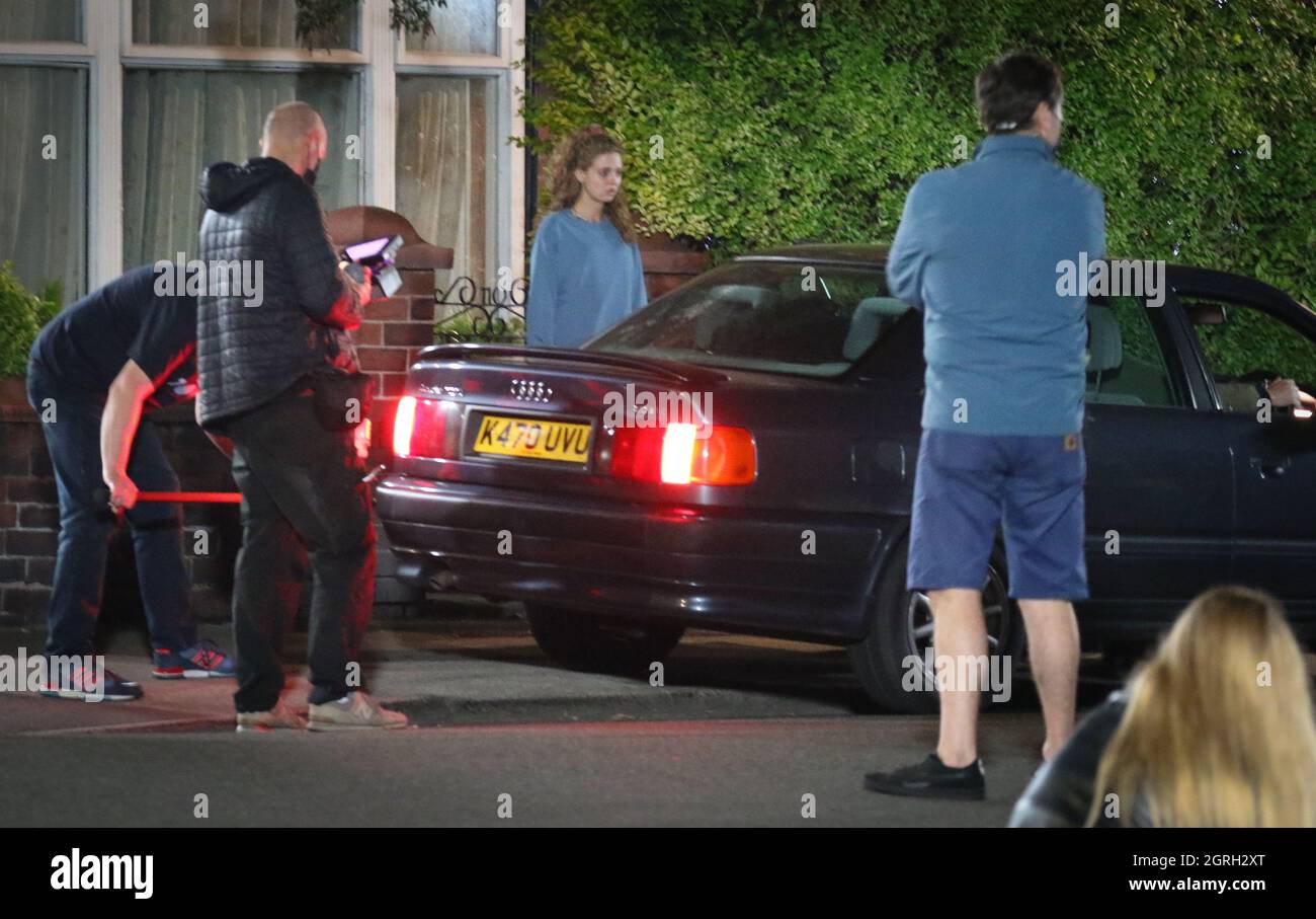 6th September 2021. Adrian Road, Halliwell, Bolton. Night filming for