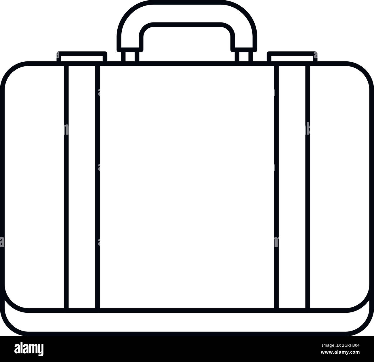 Suitcase icon in outline style Stock Vector Image & Art Alamy