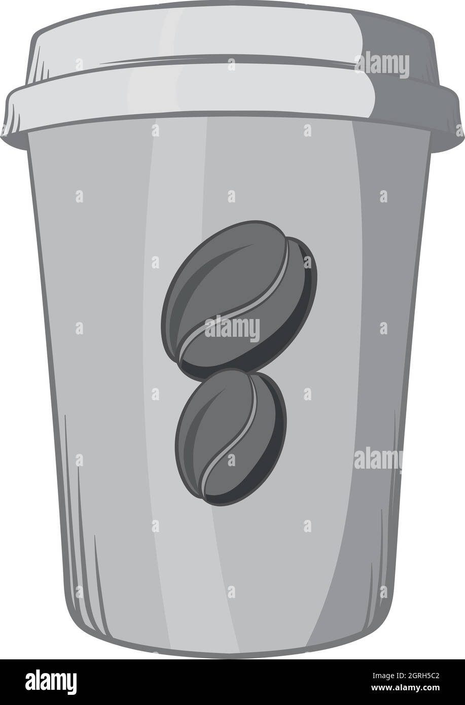 Coffee cup black coffee Stock Vector Images - Alamy