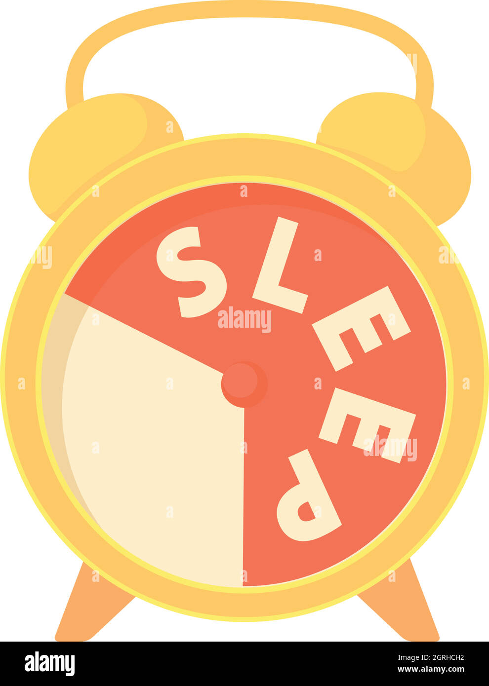 Time to sleep icon, cartoon style Stock Vector