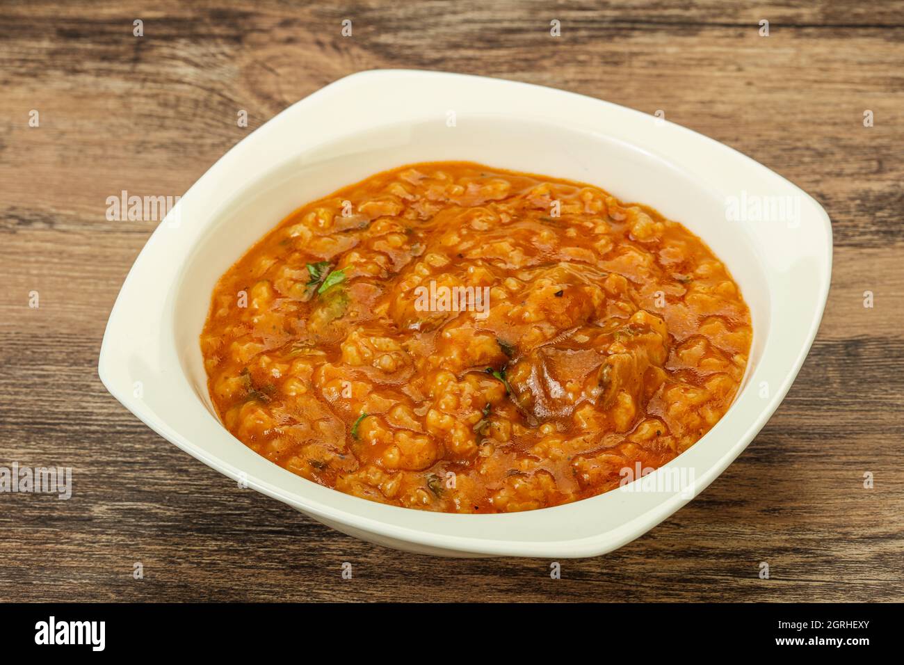 Traditional Kharcho soup with meat and spices Stock Photo Alamy