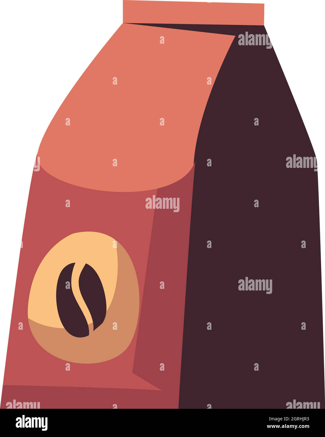coffee bag on white background Stock Vector Image & Art - Alamy