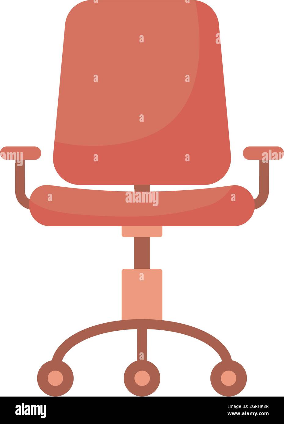red office chair Stock Vector Image & Art - Alamy