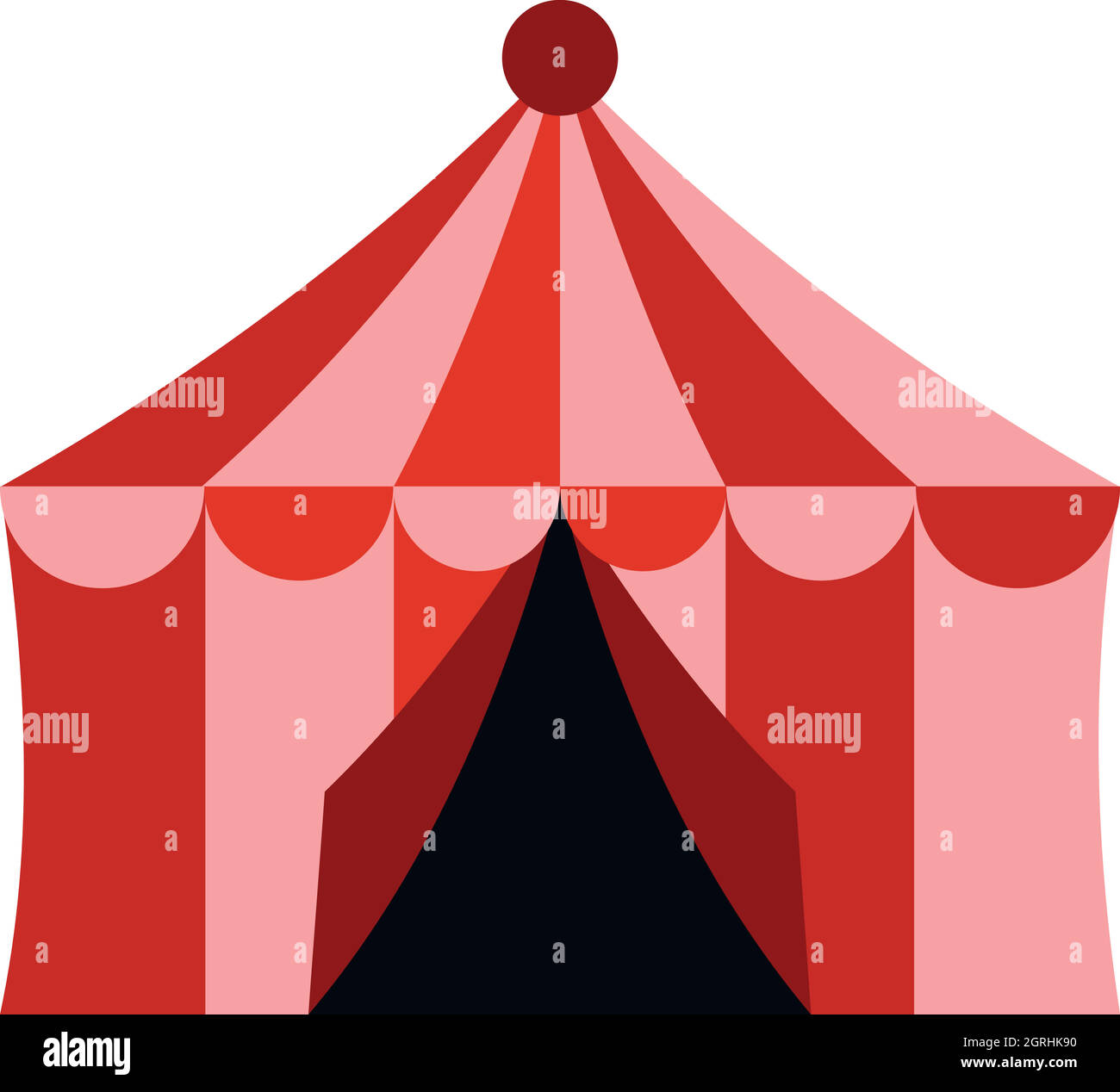 Circus tent icon, flat style Stock Vector Image & Art - Alamy