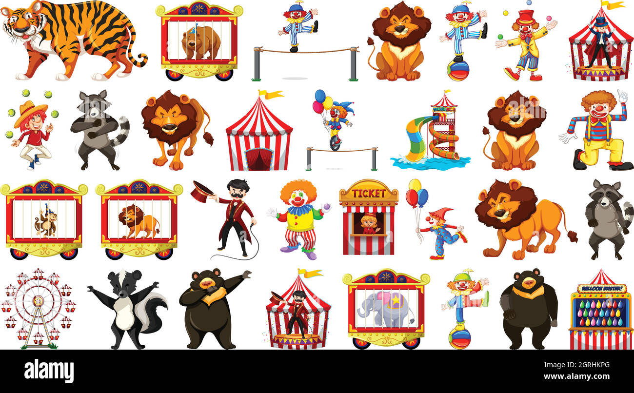 Dancing bear circus Cut Out Stock Images & Pictures - Alamy