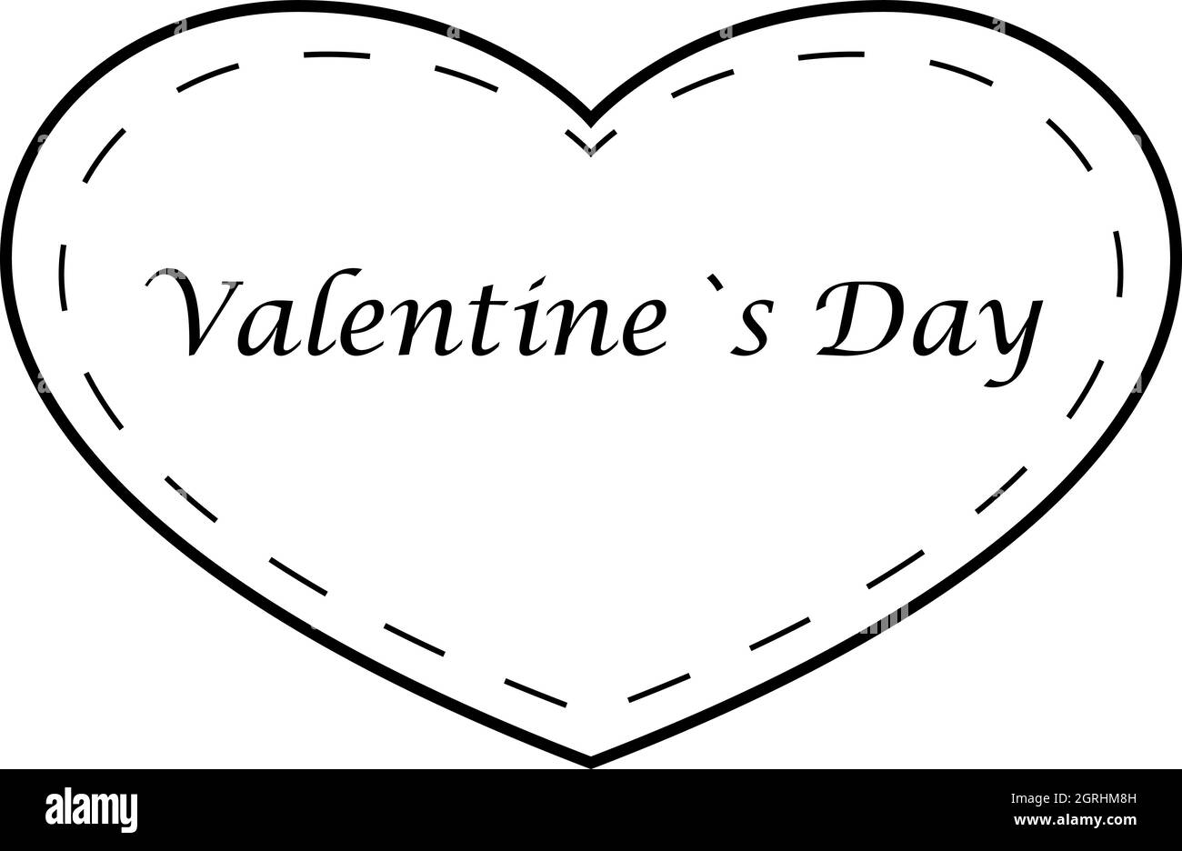 Valentines day icon, outline style Stock Vector Image &amp; Art - Alamy
