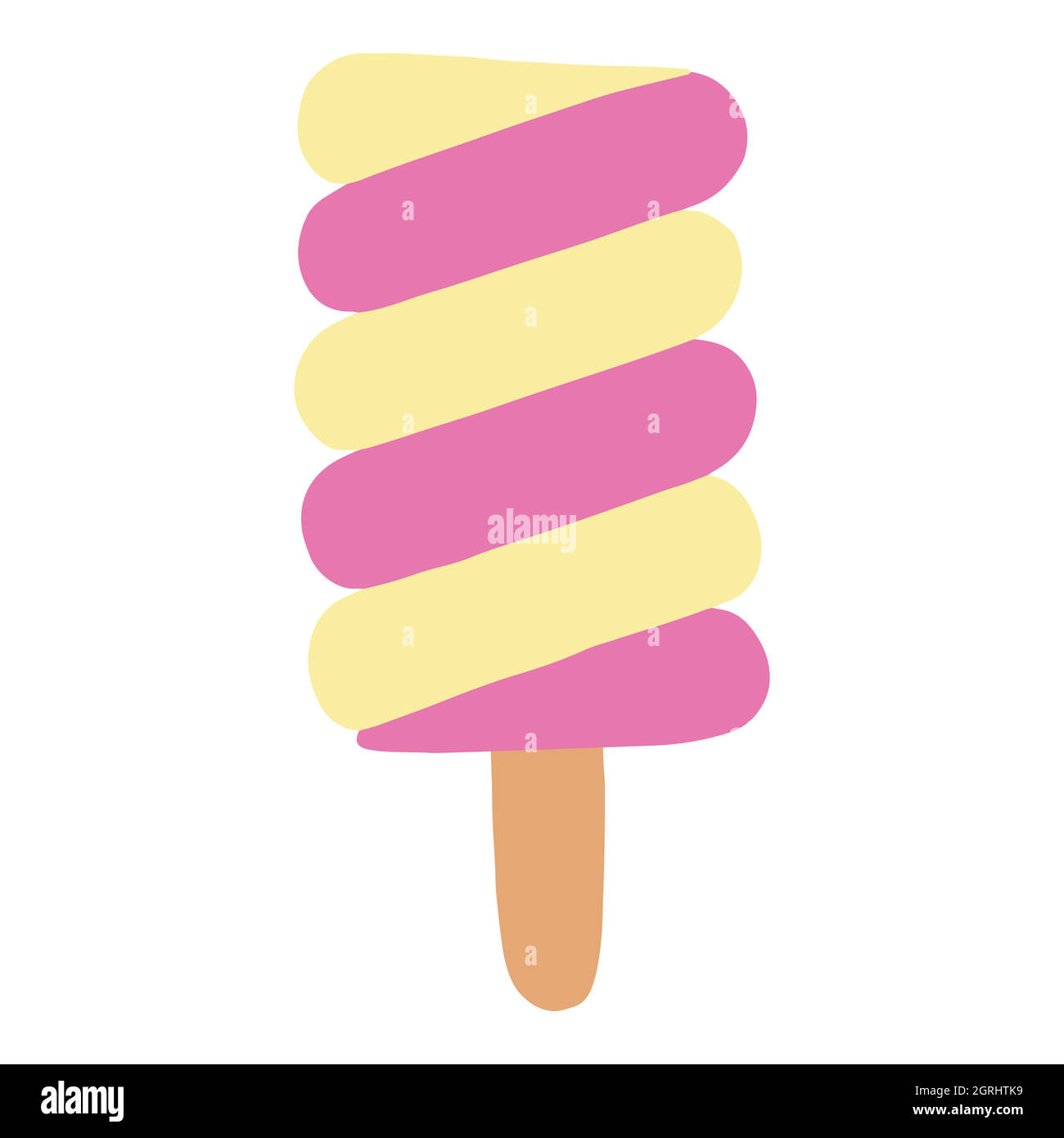 vector illustration of ice cream on a white background, isolated. icon ...