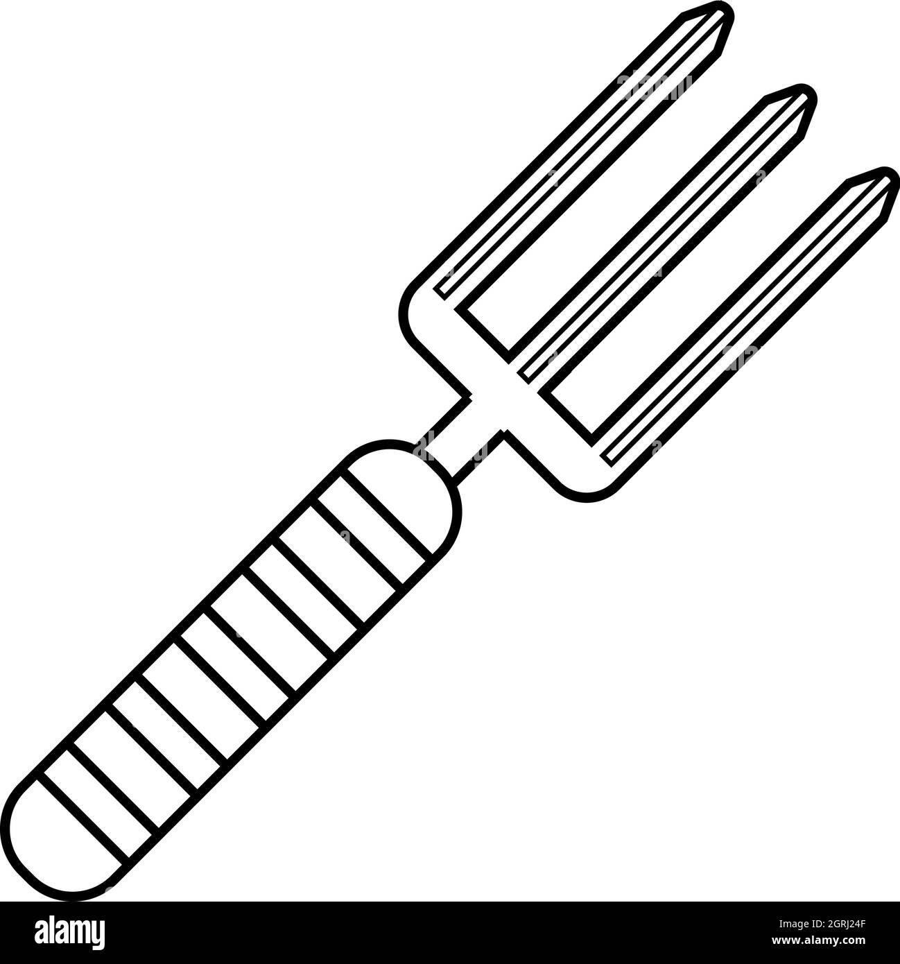 Gardening tool icon, outline style Stock Vector